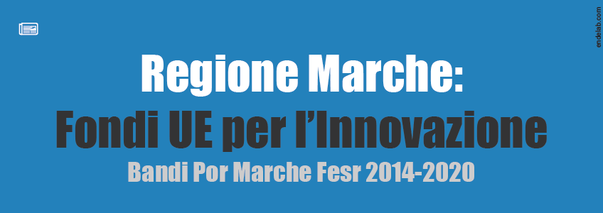 Due bandi della Regione Marche con fondi UE per progetti a sostegno delle imprese che investono in tecnologia digitale e innovazione.