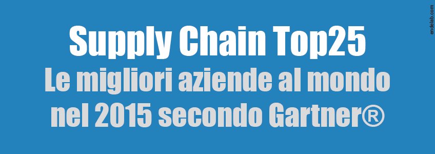 Supply Chain Top25 Gartner 2015